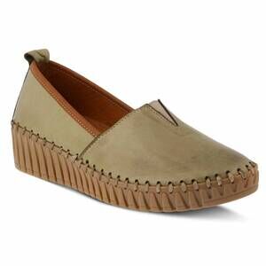 NEW SPRING STEP SHOES women's tispea slip-on loafer in olive